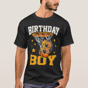 8. Geburtstag Basketball Boy 8 Jahre alter Basketb T-Shirt