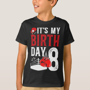 8. Geburtstag Boxbox Boxen 8 Jahre alter Boxer Bda T-Shirt