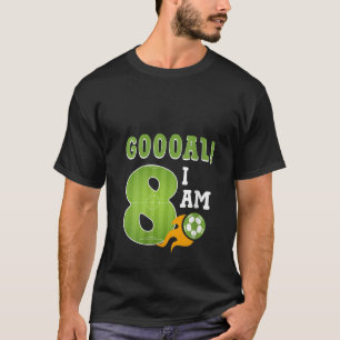 8. Geburtstag Boy Soccer I m 8 Year Old Funny B Da T-Shirt