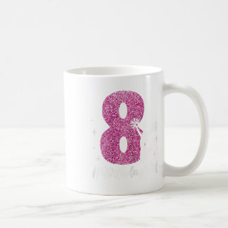 8. Geburtstag Cheerleader Mädchen 8 Jahre alt Chee Kaffeetasse