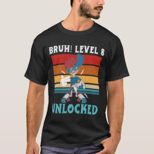 8. Geburtstag Dabbing Junge Bruh 8. T-Shirt
