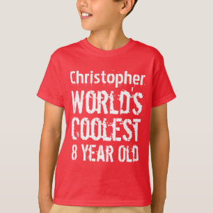 8. Geburtstag der Coolsten 8-jährigen RED 2 T-Shirt