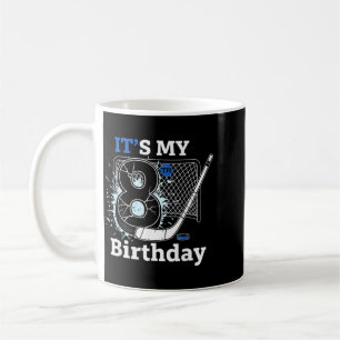 8. Geburtstag Eishockey Geburtstagsjunge für 8 Jah Kaffeetasse
