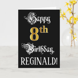 8. Geburtstag — Extravagantes Drehbuch; Imitate Go Karte