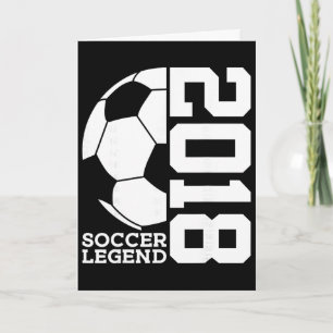 8. Geburtstag Fußball-Legende Karte