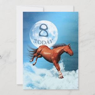 8. Geburtstag Geist-PferdeParty Einladung