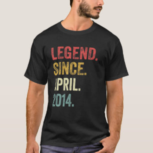 8. Geburtstag Geschenke 8 Jahre alte Legende seit T-Shirt