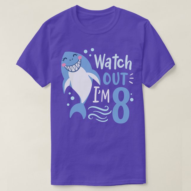 8. Geburtstag Im 8. T-Shirt (Design vorne)