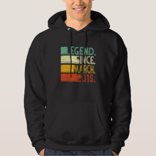 8. Geburtstag Jungen Geschenk 8 Jahre alte Legende Hoodie