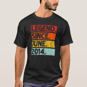 8. Geburtstag seit Juni 2014 8 Jahre alt T-Shirt