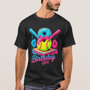 8. Geburtstag Softll Eis Drip 8 Jahre altes Mädche T-Shirt