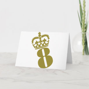 8. Geburtstag - Zahl - Acht Karte