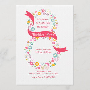 8. Geburtstags-Einladung Einladung