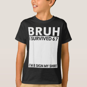 8. Geburtstags-Outfit für Jungen 8 Jahre alter Bru T-Shirt