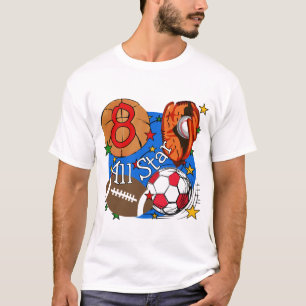 8. Geburtstags-T-Shirts und Geschenke All Stars T-Shirt