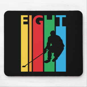 8. Geburtstagsgeschenk Acht farbiges Hockey Geburt Mousepad