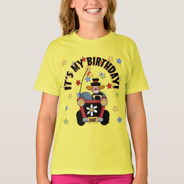 8. Geburtstagsklown T-Shirt (Vorderseite)