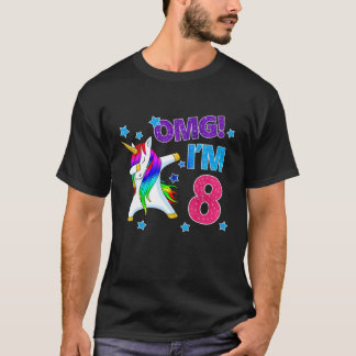 8. Geburtstagsmädchen OMG! Ich bin 8 Jahre alt, um T-Shirt
