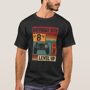 8. Geburtstagszeit für Junge bis zum Alter von 8 J T-Shirt