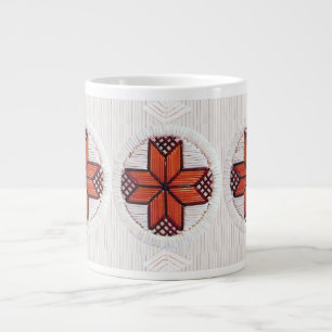 8 gezeigter Stern-Spule inspirierter Jumbo-Tasse