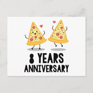 8. Hochzeitsjubiläum Postkarte