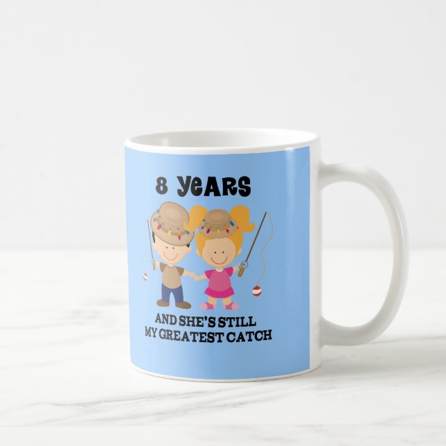 8. Hochzeitstag-Geschenk für ihn Tasse (Rechts)