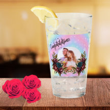 8. Hochzeitstag Romantisches Florales Paar