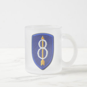 8. Inf Div Infanterie-ID-Veteranen Veteranen Deuts Mattglastasse