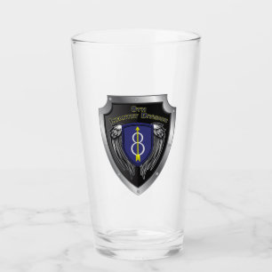 8. Infanterie-Division „Pathfinder“ Schild Glas