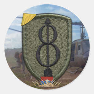 8. Infanterieabteilung vietnam War Patch Aufkleber
