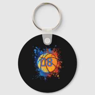 8 Jahre alt 8. Geburtstag Basketball Geschenk für  Schlüsselanhänger