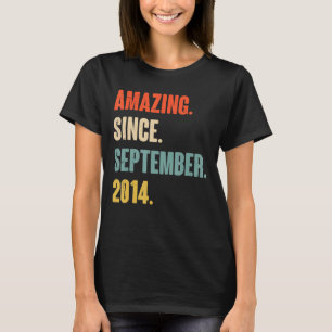 8 Jahre alt 8. Geburtstag Phantastisch seit 2. Sep T-Shirt