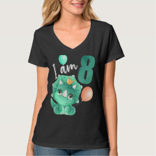 8 Jahre alt 8 Geburtstagsoutfit Boy Girl Unicorn T-Shirt
