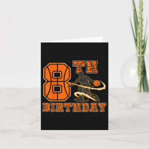 8 Jahre alt Bysketbyll Player 8. Geburtstag Sohn Karte