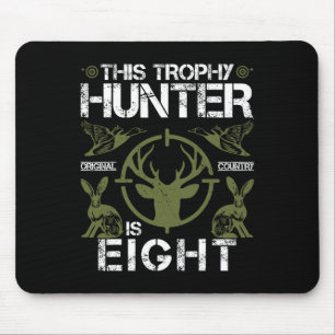 8 Jahre alt Geburtstag Jagdente Hirschjäger 8. B Mousepad