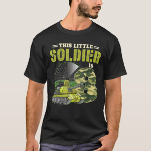 8 Jahre alt Geburtstag Soldaten Jungen Militärthem T-Shirt