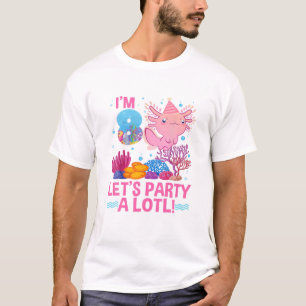 8 Jahre alte Geschenke 8. Geburtstag Axolotl Lover T-Shirt