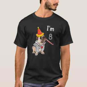 8 Jahre alte Geschenke Ich bin 8. Geburtstag Junge T-Shirt