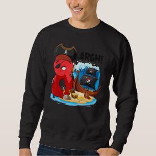 8 Jahre alter Piratenschiff Piraten Schiff Arr 8. Sweatshirt