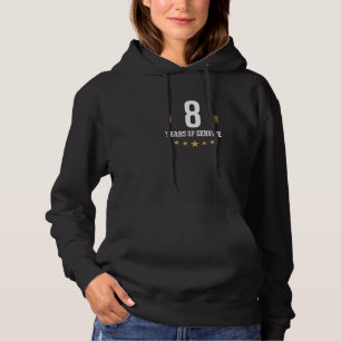 8 Jahre Dienst 8. Arbeitsjahr 2015 Jubi Hoodie