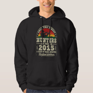 8 Jahre Jäger auf Hirschjagd Vintag 2015 8. B Hoodie