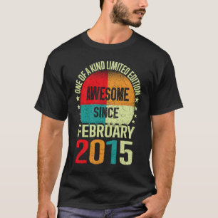 8 Jahre Phantastisch seit Februar 2015 Geburtstag T-Shirt