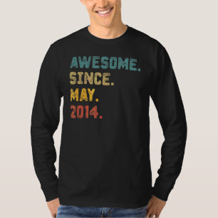 8 Jahre Phantastisch seit Mai 2014 8. Geburtstag 3 T-Shirt