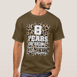 8 Jahre Phantastischer 8. Geburtstag Niedlicher Le T-Shirt