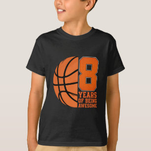 8 Jahre toller Skelett-Fan 8. Geburtstag T-Shirt