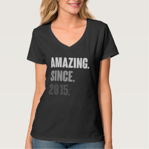 8 Jahre Vintag 2015 Geburtstag 8. Dekoration T-Shirt