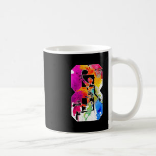 8 Jahre Zahl 8 Sketll 8. Geburtstag Kaffeetasse