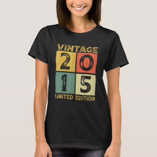 8-jährige Geschenke Vintag 2015 Limited Edition 8. T-Shirt