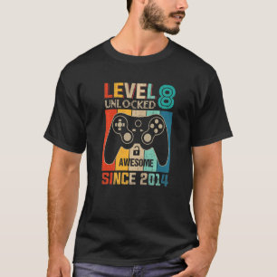 8-jähriger Junge Stufe 8 unverschlossen Phantastis T-Shirt