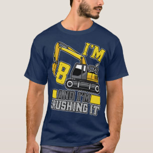 8-jähriges Breushing it Construction Truck 8. Gebu T-Shirt